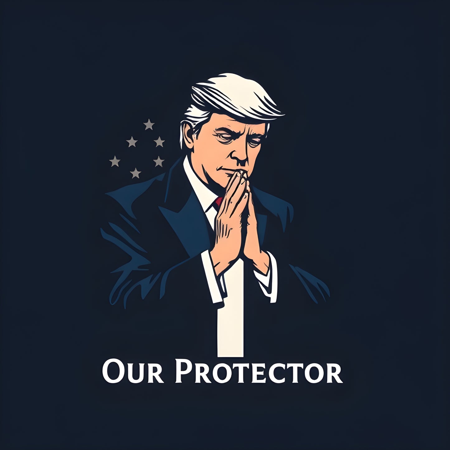 Our Protector Trump Praying