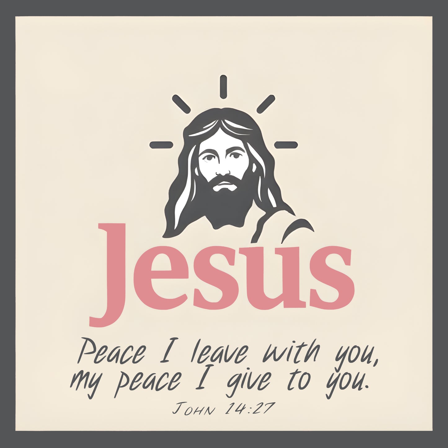 Peaceful Jesus John 14:27